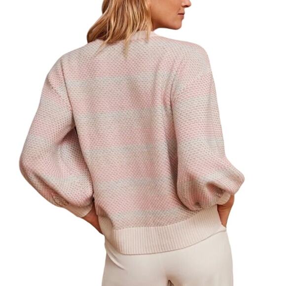Summersalt The Coziest Cashmere Blend‎ Pastel Soft Stripe Sweater Size Small - Picture 6 of 10
